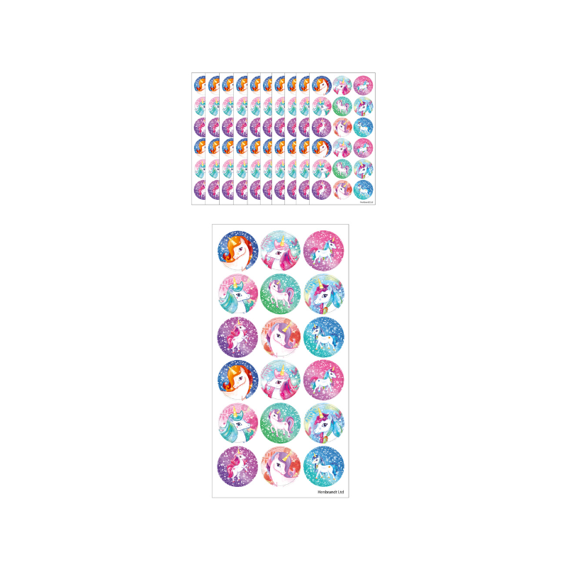 Unicorn Stickers 18Pcs