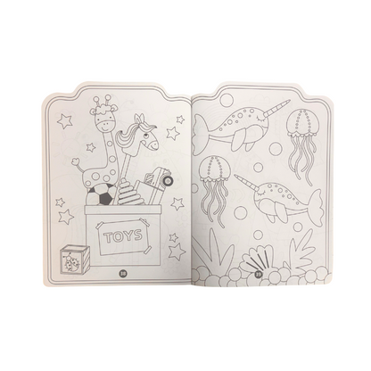 Unicorn Sticker Colouring Book