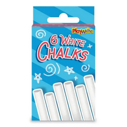 6 Pack Of White Chalks