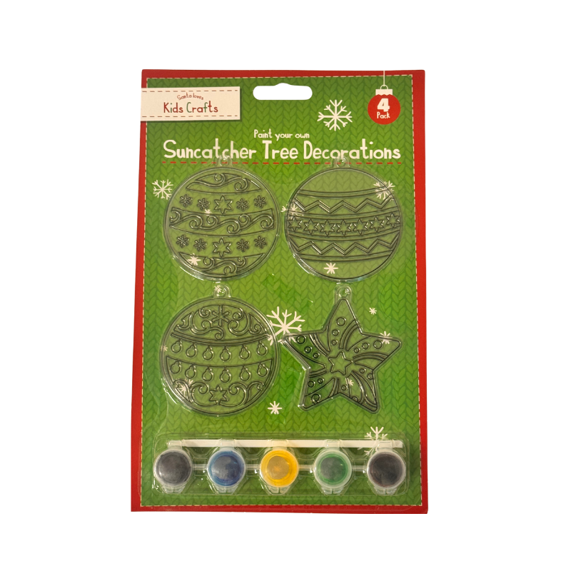 Christmas Tree Decorations with Paint