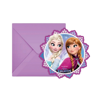 6 Disney Frozen Kids Party Invitations & Envelopes