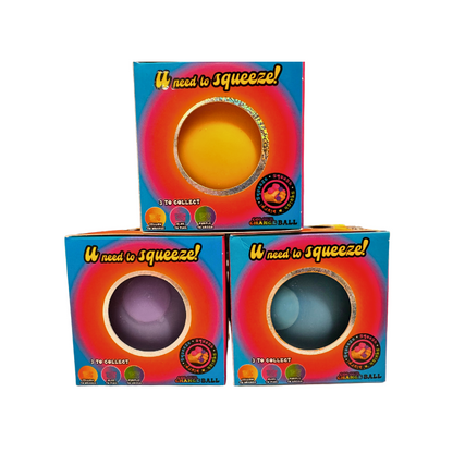 Yellow & Orange Squeezy Colour Change Ball