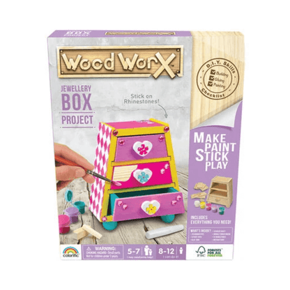 Wood Worx Decorate Your Own Jewellery Box