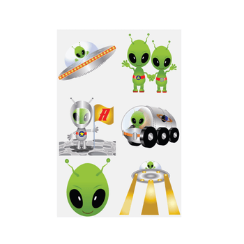 Alien Temporary Tattoos