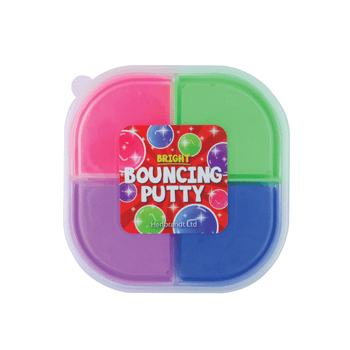 Box Of 4 Muticoloured Bouncing Putty