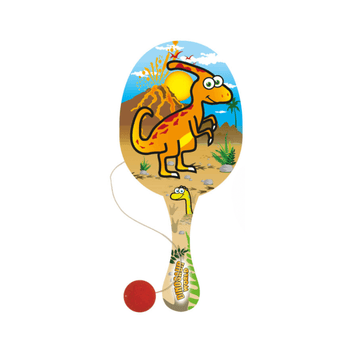 Dinosaur Paddle Bat & Ball