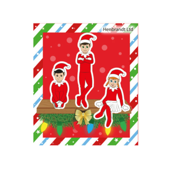 Christmas Elfin Around Mini Notebook