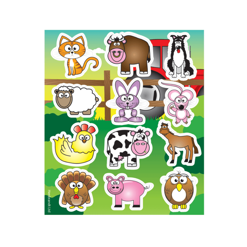 Fun Farm Animal Stickers