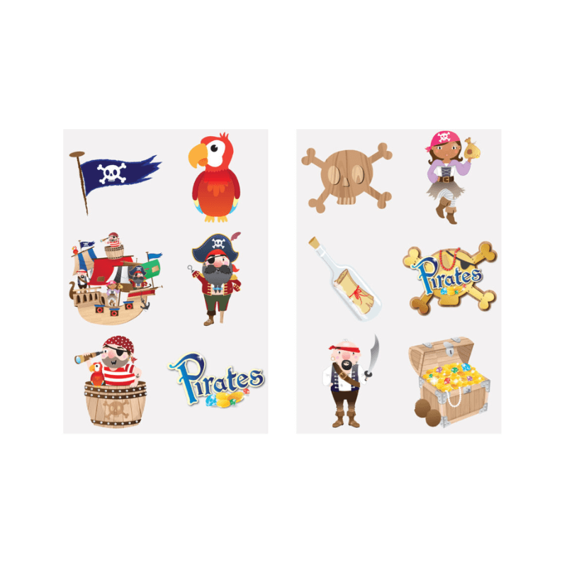 Pirates Temporary Tattoos