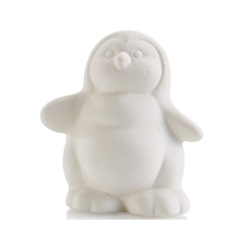 Paint Your Own Christmas Penguin Figure