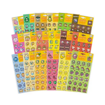 Orange Scratch & Sniff Sticker Sheet