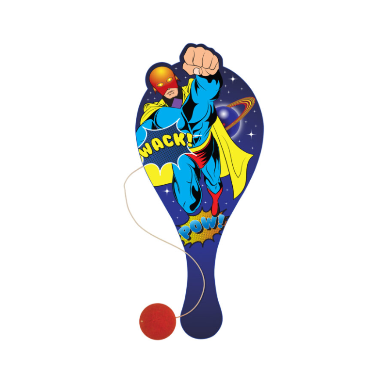 Superhero Paddle Bat & Ball