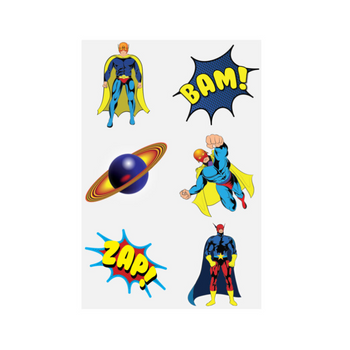 Superhero Temporary Tattoos