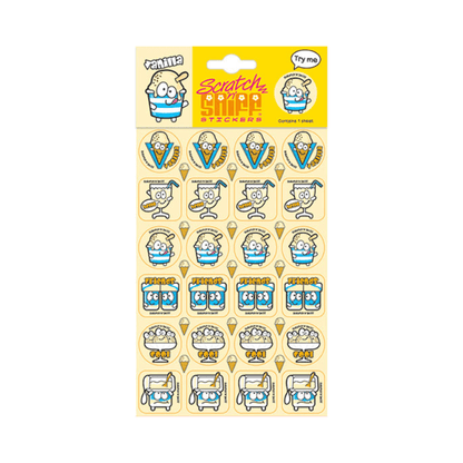 Vanilla Scratch & Sniff Sticker Sheet