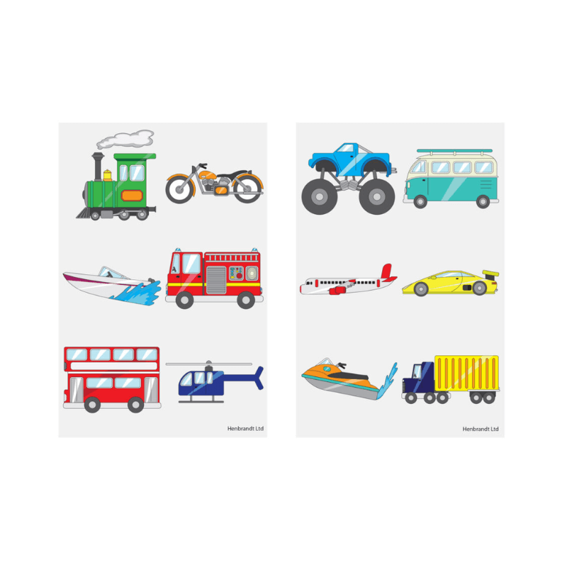 Fun Mini Vehicles Tattoos